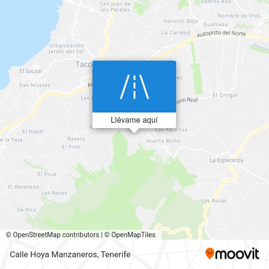 Mapa Calle Hoya Manzaneros