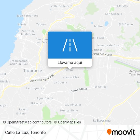 Mapa Calle La Luz