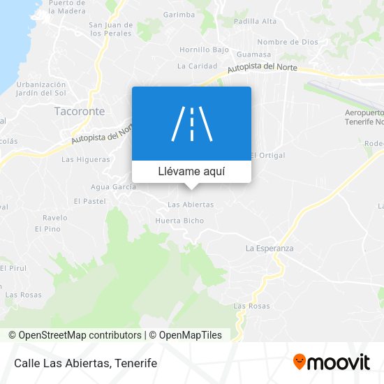 Mapa Calle Las Abiertas