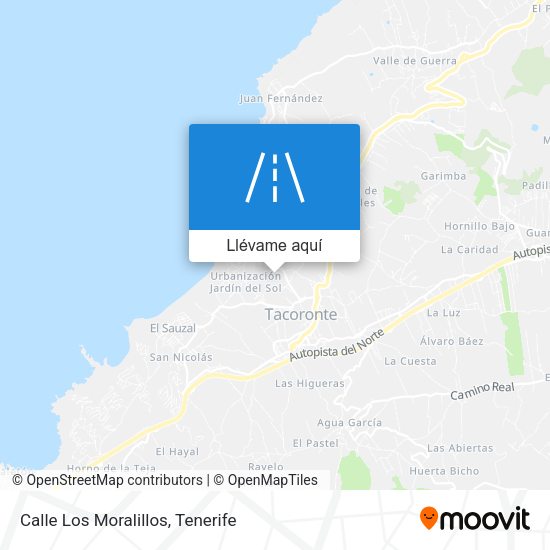 Mapa Calle Los Moralillos