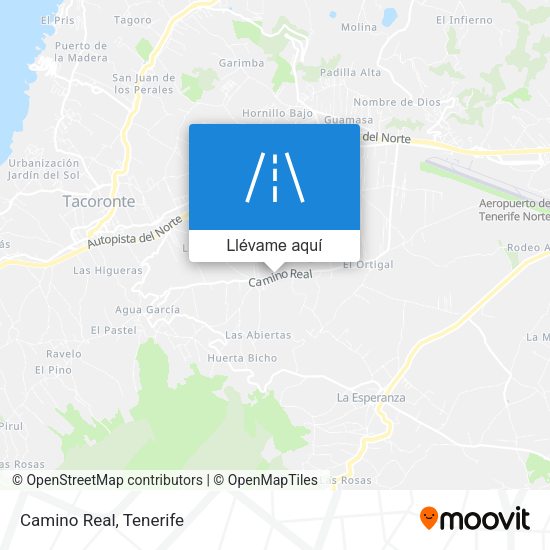 Mapa Camino Real