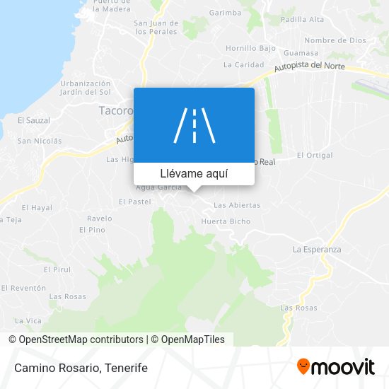 Mapa Camino Rosario