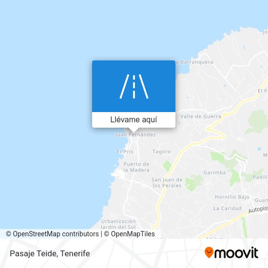 Mapa Pasaje Teide
