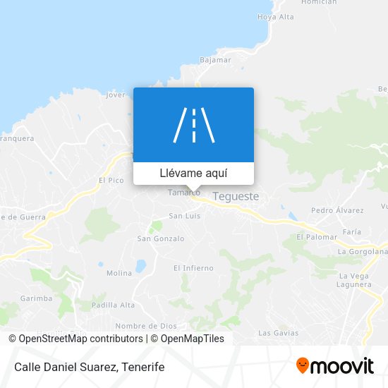 Mapa Calle Daniel Suarez