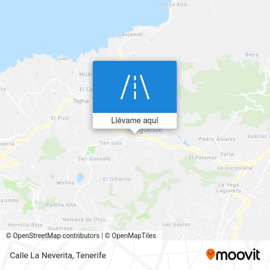 Mapa Calle La Neverita