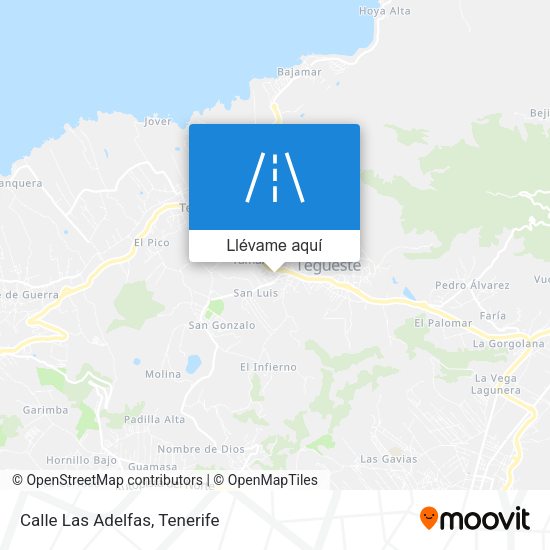 Mapa Calle Las Adelfas