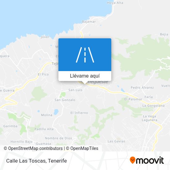 Mapa Calle Las Toscas
