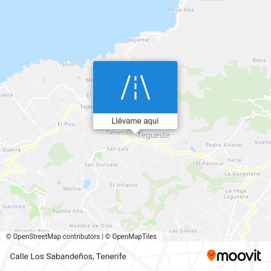 Mapa Calle Los Sabandeños