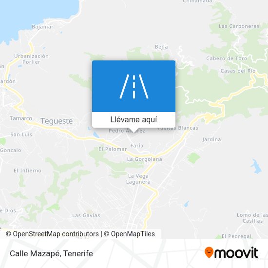 Mapa Calle Mazapé