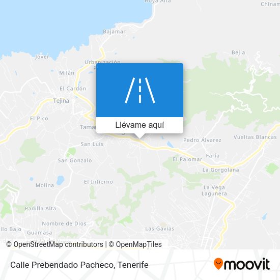 Mapa Calle Prebendado Pacheco