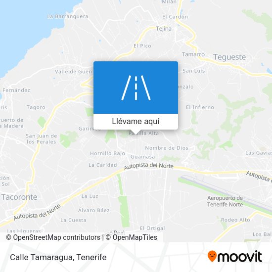 Mapa Calle Tamaragua