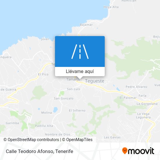 Mapa Calle Teodoro Afonso