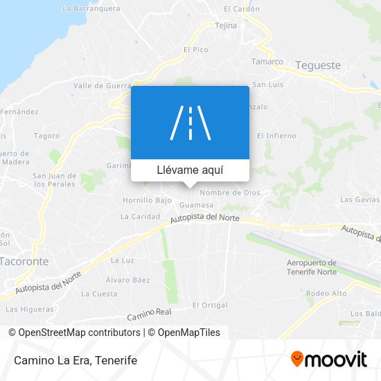Mapa Camino La Era