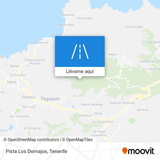 Mapa Pista Los Dornajos