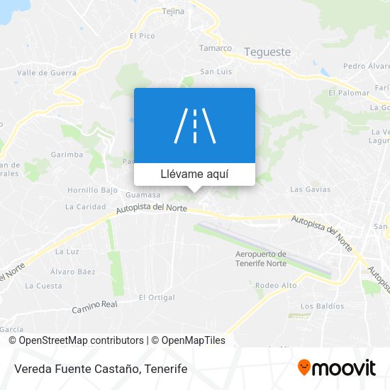 Mapa Vereda Fuente Castaño