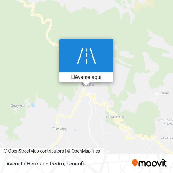 Mapa Avenida Hermano Pedro