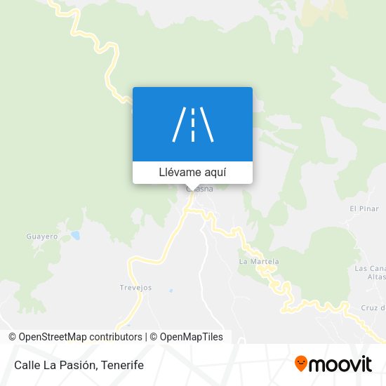 Mapa Calle La Pasión