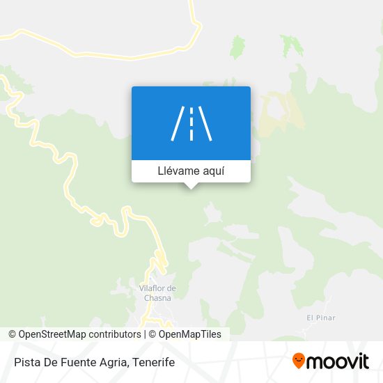 Mapa Pista De Fuente Agria