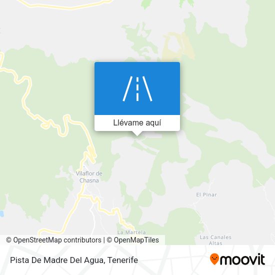 Mapa Pista De Madre Del Agua
