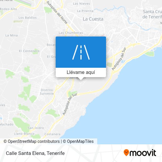 Mapa Calle Santa Elena