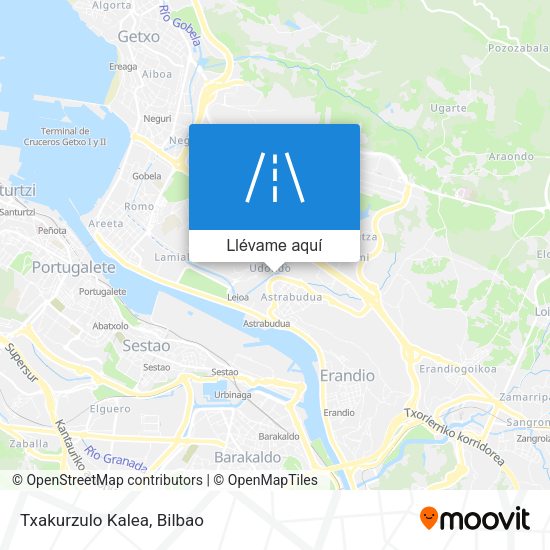 Mapa Txakurzulo Kalea