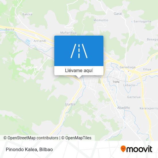 Mapa Pinondo Kalea