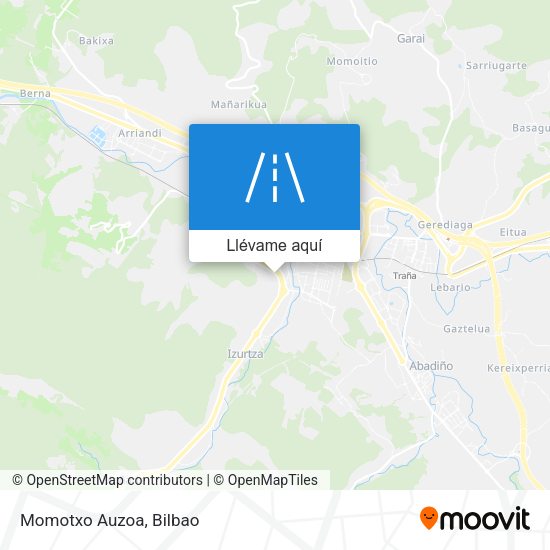 Mapa Momotxo Auzoa