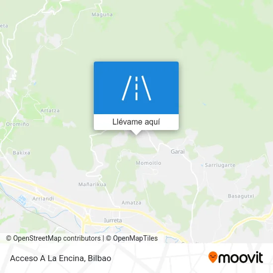 Mapa Acceso A La Encina