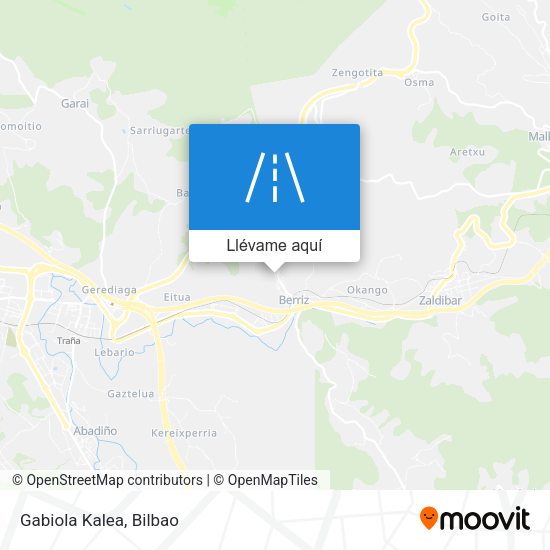 Mapa Gabiola Kalea