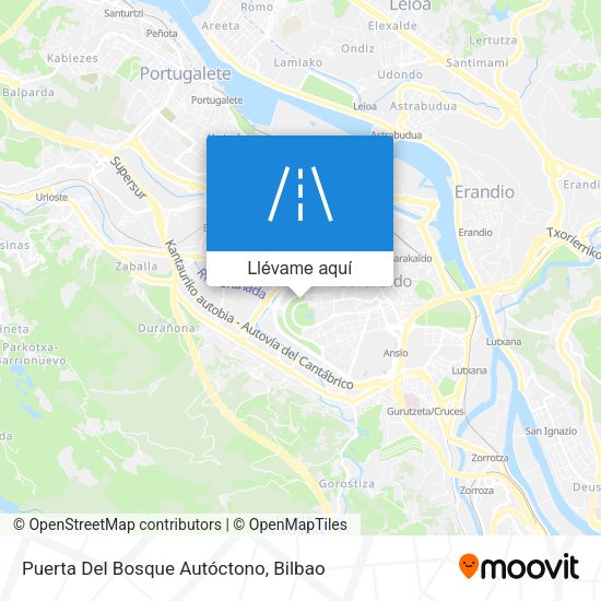 Mapa Puerta Del Bosque Autóctono