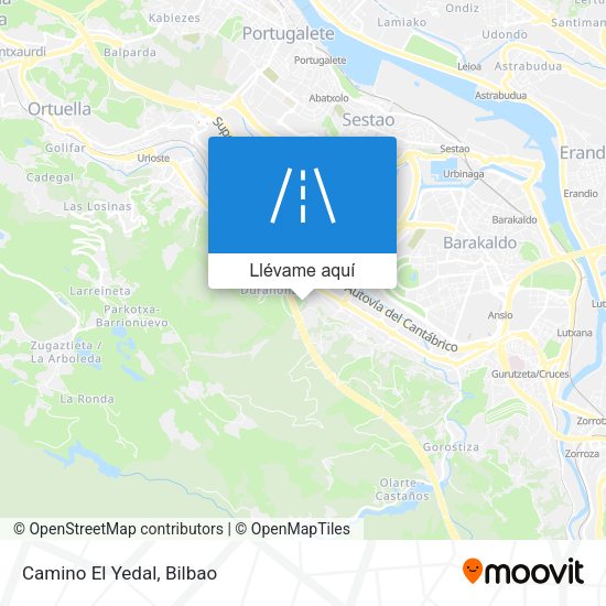 Mapa Camino El Yedal