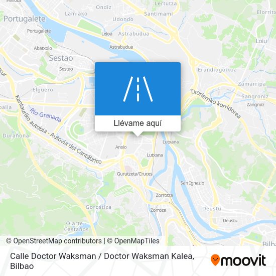 Mapa Calle Doctor Waksman / Doctor Waksman Kalea