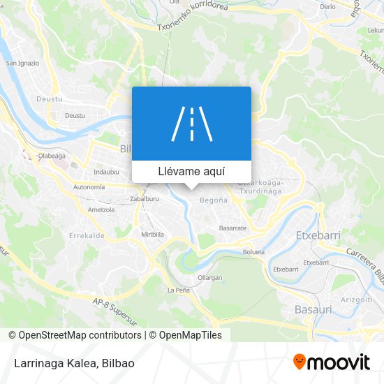 Mapa Larrinaga Kalea