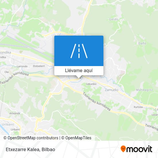 Mapa Etxezarre Kalea