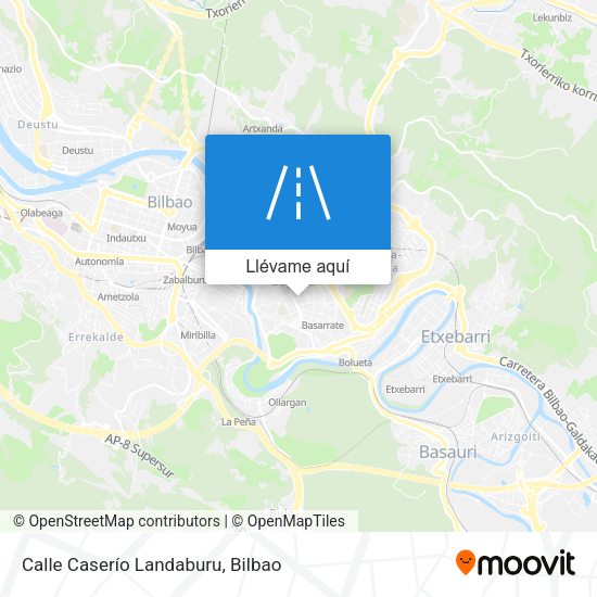 Mapa Calle Caserío Landaburu