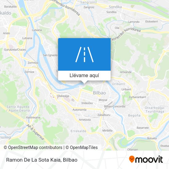 Mapa Ramon De La Sota Kaia