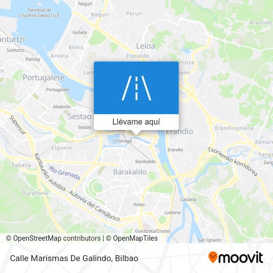 Mapa Calle Marismas De Galindo