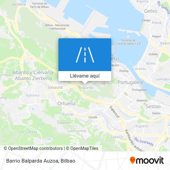 Mapa Barrio Balparda Auzoa
