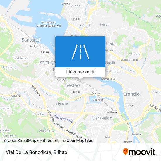 Mapa Vial De La Benedicta