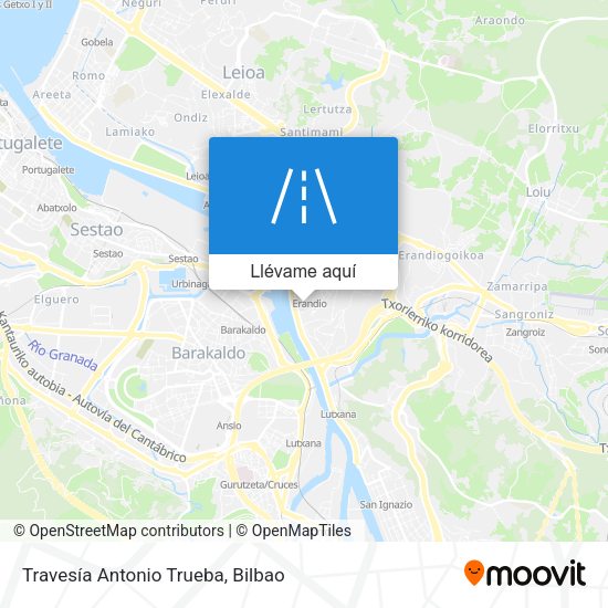 Mapa Travesía Antonio Trueba
