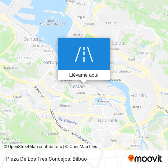 Mapa Plaza De Los Tres Concejos