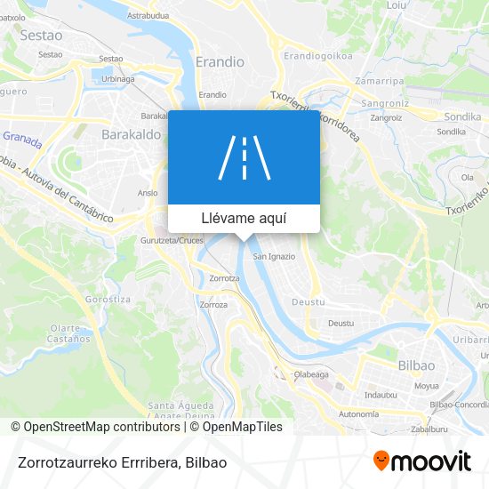 Mapa Zorrotzaurreko Errribera