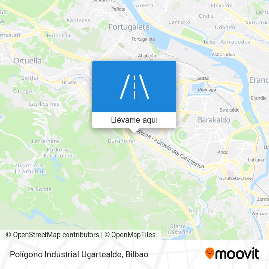 Mapa Polígono Industrial Ugartealde