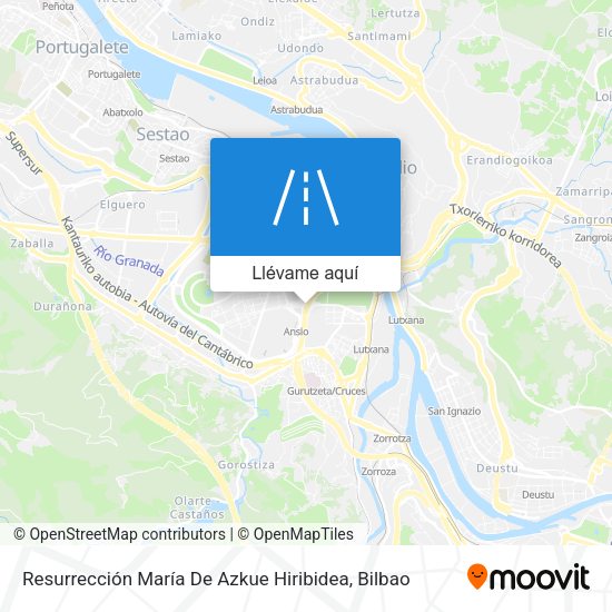 Mapa Resurrección María De Azkue Hiribidea
