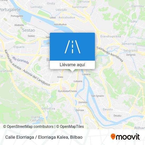 Mapa Calle Elorriaga / Elorriaga Kalea