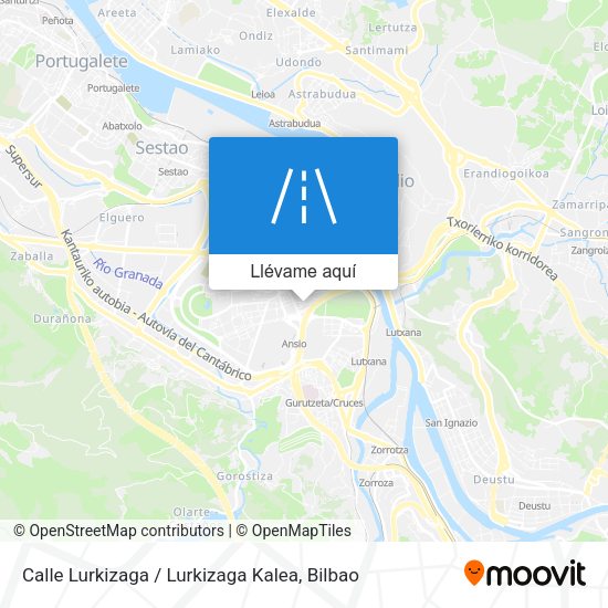 Mapa Calle Lurkizaga / Lurkizaga Kalea
