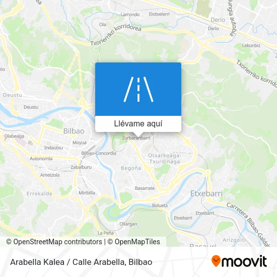 Mapa Arabella Kalea / Calle Arabella