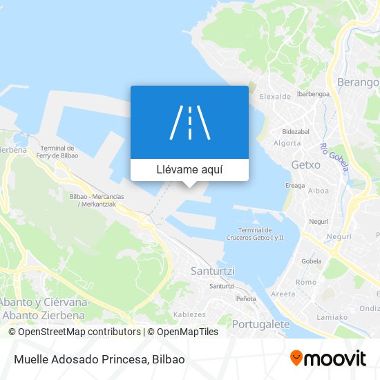 Mapa Muelle Adosado Princesa