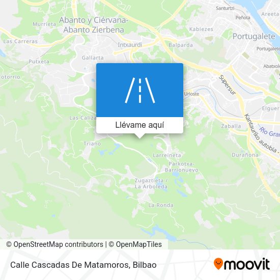 Mapa Calle Cascadas De Matamoros
