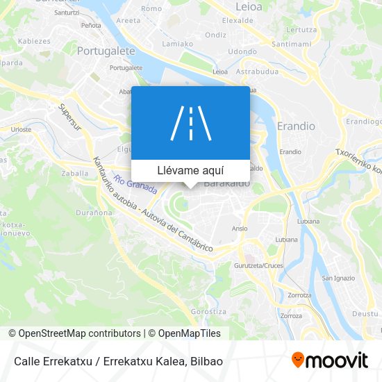 Mapa Calle Errekatxu / Errekatxu Kalea